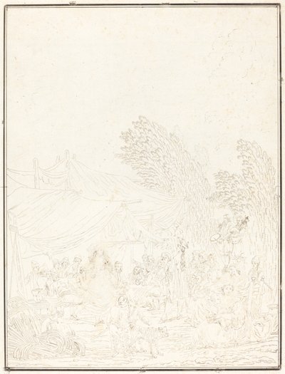 Dorfhochzeit von Charles Melchior Descourtis after Nicolas Antoine Taunay