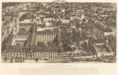 Collège Henri IV, Paris, oder Lycée Napoléon von Charles Meryon