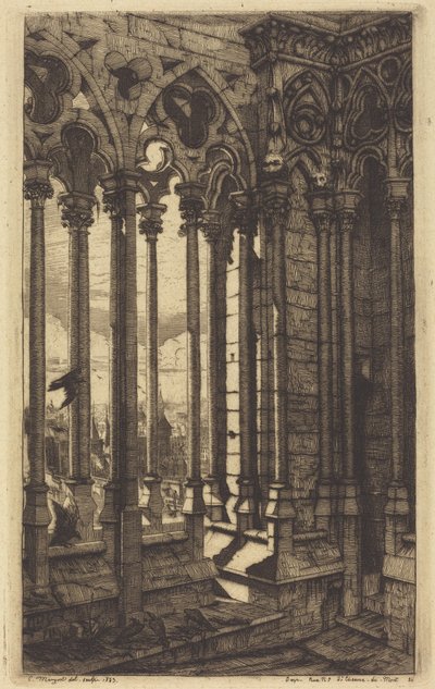 Die Galerie Notre-Dame, Paris von Charles Meryon