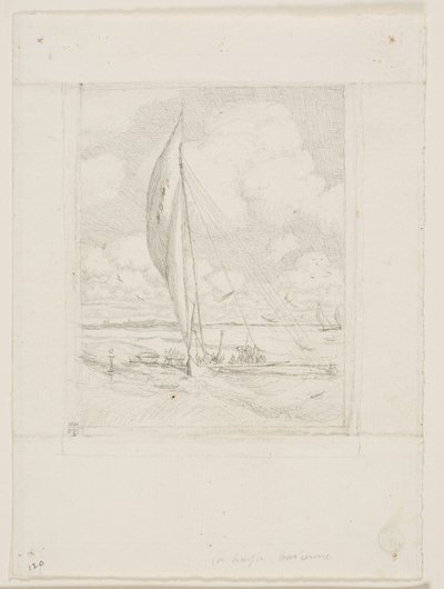 Schnellsegelnde Proa, Mulgrave-Archipel, Ozeanien von Charles Meryon