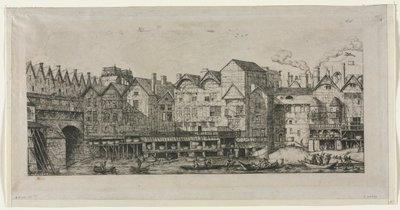 Ansicht eines Teils der Stadt Paris gegen Ende des 17. Jahrhunderts, 1861 von Charles Meryon