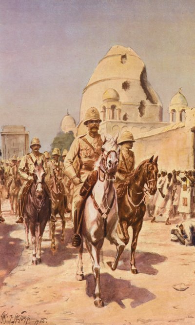 Kitchener bei Omdurman von Charles Mills (after) Sheldon