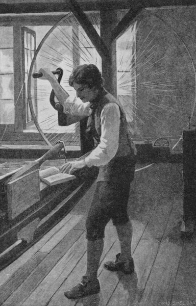 David Livingstone begann sein Arbeitsleben am Webstuhl von Charles Mills after Sheldon