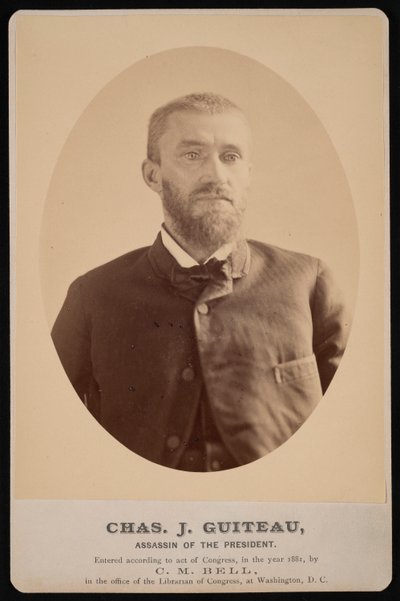 Porträt von Charles Julius Guiteau 1841-1882, 4. Juli 1881 von Charles Milton Bell