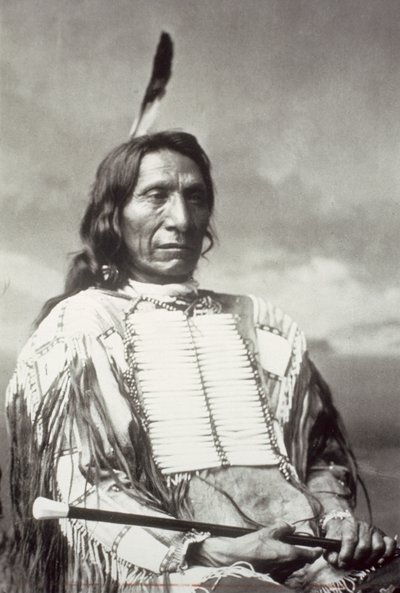 Häuptling Red Cloud (1822-1909) 1880 von Charles Milton Bell