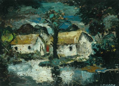 Hütte mit Bach von Charles Murray