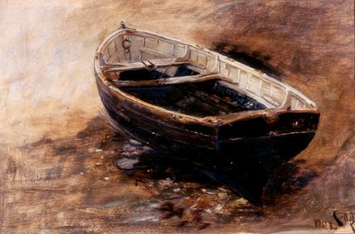 Studie eines Dinghis, 1901 von Charles Napier Hemy
