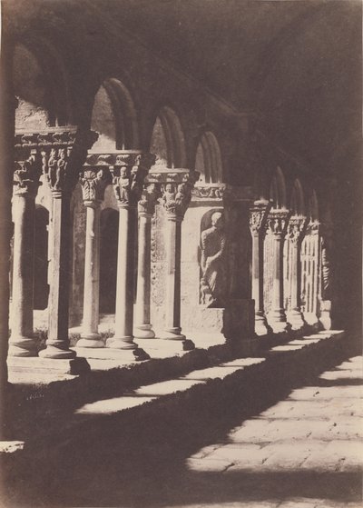 Ein Gang des Kreuzgangs von Saint Trophime, Arles von Charles Nègre