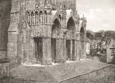 Kathedrale von Chartres - Südportal 12. Jahrhundert von Charles Nègre