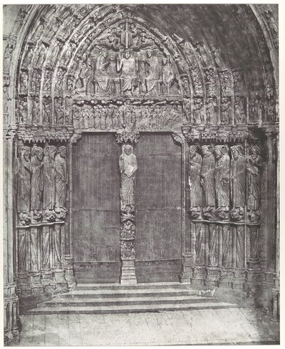 Kathedrale von Chartres, Zentralportal des Südquerhauses; Das Jüngste Gericht von Charles Nègre