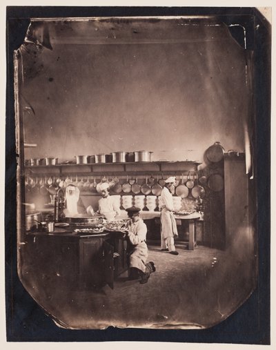 Küche des Kaiserlichen Asyls in Vincennes von Charles Nègre