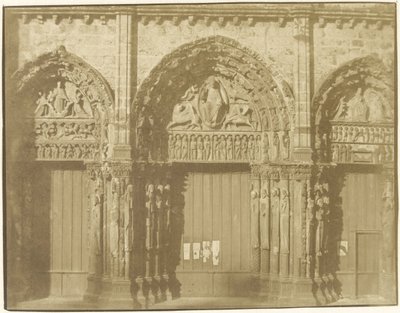 Portal der Kathedrale von Chartres von Charles Nègre