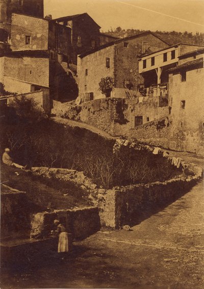 Eine Straße in "Grasse" von Charles Nègre