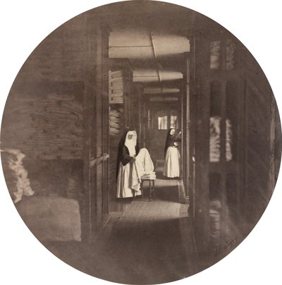 Asile Impérial de Vincennes: die Wäscherei, 1859 von Charles Nègre