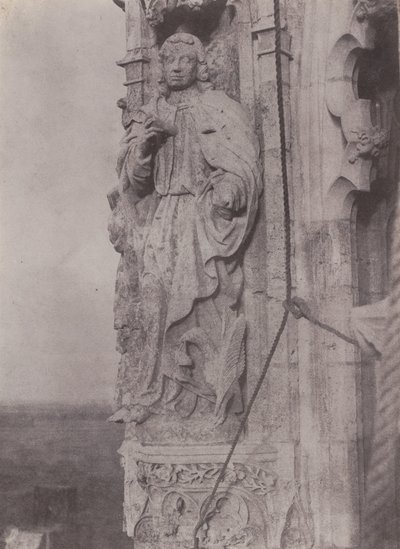Sankt Johannes der Evangelist, Kathedrale von Chartres von Charles Nègre