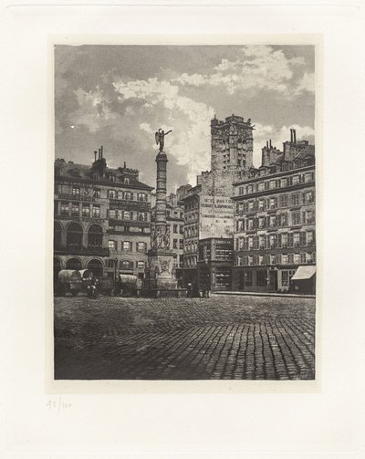 Planche V – Place du Châtelet von Charles Nègre, André Jammes