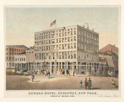 Howard Hotel, Broadway, New York von Charles Parsons