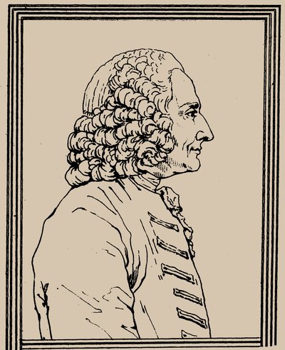 Porträt des Komponisten Jean-Philippe Rameau 1683-1764, ca. 1800 von Charles Paul Landon