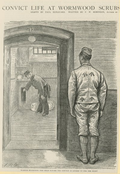 Sträflingsleben in Wormwood Scrubs von Charles Paul Renouard