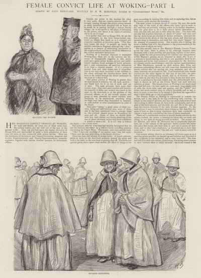 Leben weiblicher Sträflinge in Woking von Charles Paul Renouard