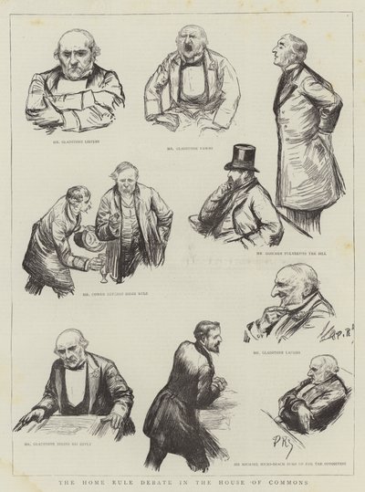 Die Home-Rule-Debatte im Unterhaus von Charles Paul Renouard