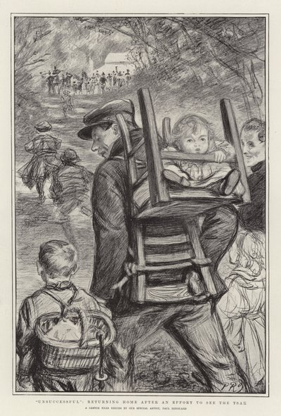Erfolglos, Rückkehr nach Hause nach einem Versuch, den Zaren zu sehen von Charles Paul Renouard
