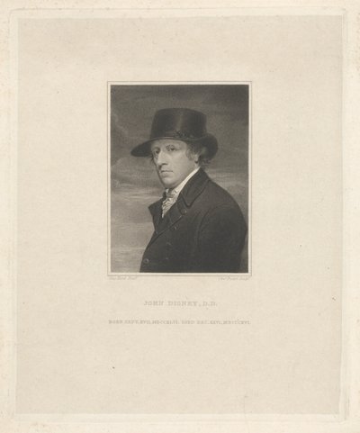 John Disney D.D., geboren am 17. Sept. 1746, gestorben am 26. Dez. 1816 von Charles Picart