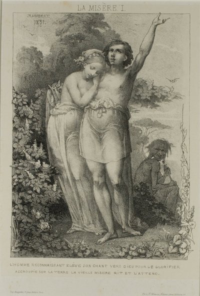 Tafel Eins aus Elend von Charles Rambert