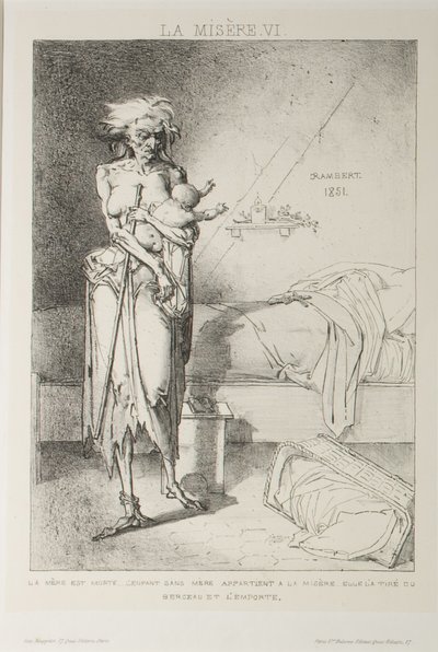 Tafel Sechs aus Misery von Charles Rambert