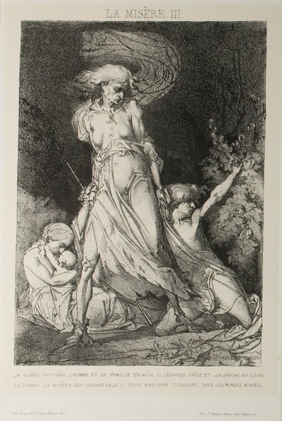 Tafel Drei aus Misery von Charles Rambert