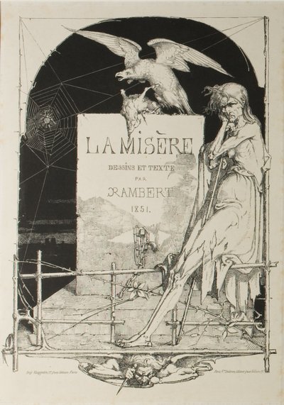 Titelseite aus Misery von Charles Rambert