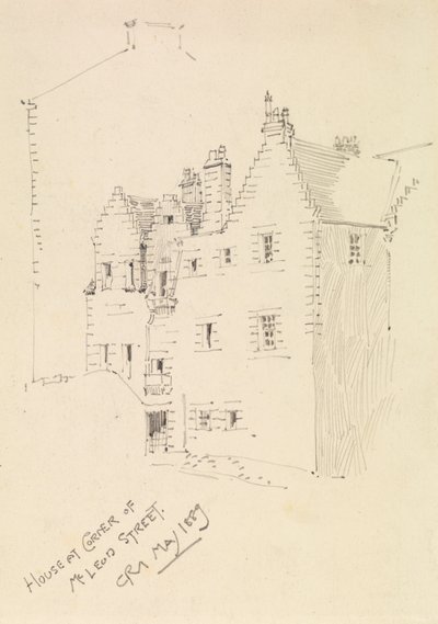 Haus an der Ecke der Mcleod Straße von Charles Rennie Mackintosh