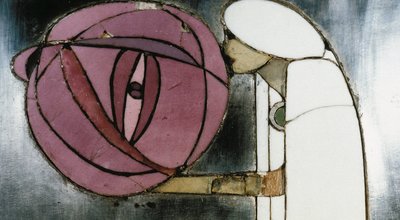 Weißer Schrank entworfen für Mrs. Rowat, 1902 von Charles Rennie Mackintosh
