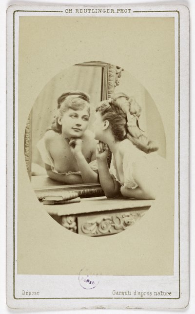 Porträt der Schauspielerin Henriette Victoire Drouard (1851-1923) von Charles Reutlinger