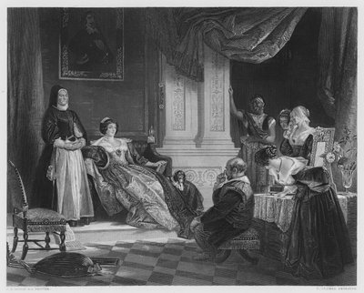 Sancho und die Herzogin, nach dem Bild in der Vernon-Galerie von Charles Robert (after) Leslie
