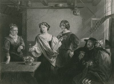 Florizel und Perdita, Das Wintermärchen von Charles Robert Leslie