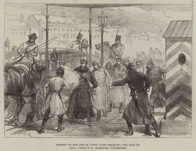 Attentat auf das Leben von Graf Loris Melikoff von Sir John Charles Robinson