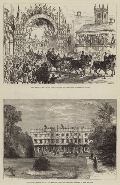 Der Besuch Ihrer Majestät in Hughenden von Sir John Charles Robinson
