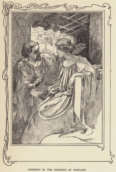 Odysseus in Anwesenheit von Penelope von Sir John Charles Robinson