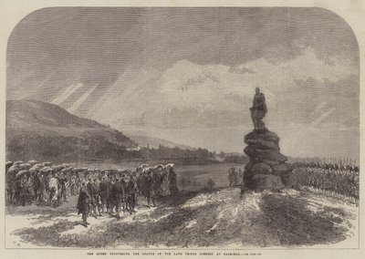 Die Königin enthüllt die Statue des verstorbenen Prinzgemahls in Balmoral von Sir John Charles Robinson