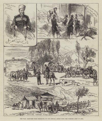 Der Krieg, Skizzen aus Erzeroum von Sir John Charles Robinson
