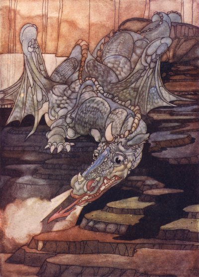 Der Drache, getötet von St. Georg von Charles Robinson