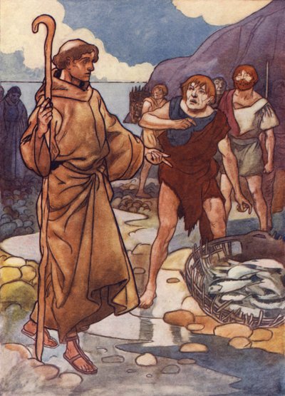 Die unfreundlichen Einheimischen weigerten sich sogar, ihm etwas Flussfisch zu geben von Charles Robinson