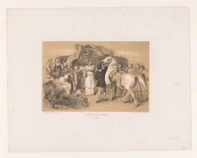 Einäscherung getöteter Krieger von Charles Rochussen