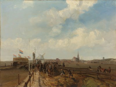 Rennbahn in Scheveningen von Charles Rochussen