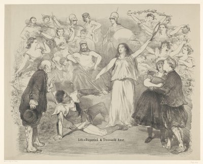 Szene aus dem Theaterstück Wahrheit und Lüge von Charles Rochussen