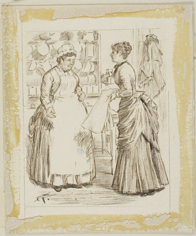 In der Küche von Charles Samuel Keene