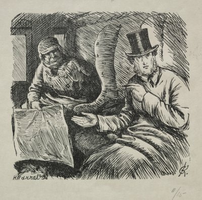 Rauchen streng verboten, 1868 von Charles Samuel Keene