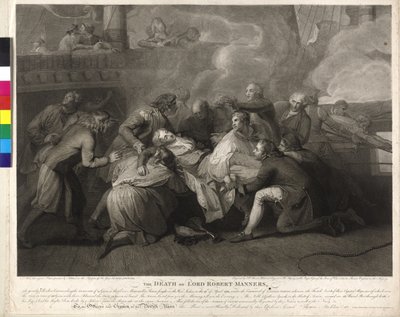 Lord Robert Manners (1758-1782) Der Tod von Lord Robert Manners von Charles Sherwin
