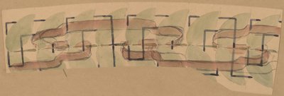 Studie für ein Randdesign von Charles Sprague Pearce